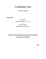 CUSTOMARY Law.pdf